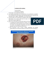 Diferencias entre heridas de armas de fuego con y sin recubrimiento