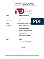 Informe 1 Obtencion de La Curva de Magnetizacion UTP