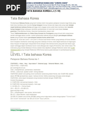 Modul Korea Pdf