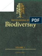 Encyclopedia of Biodiversity Volume 1