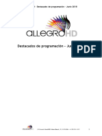 Allegro HD Destacados Junio 2018