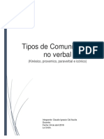 Tipos de Comunicacion No Verval