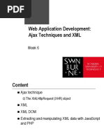 Web Application Development - Lecture 6