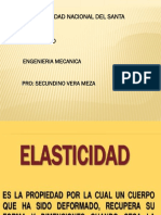 Diapositiva de Elasticidad Fisica II 2018