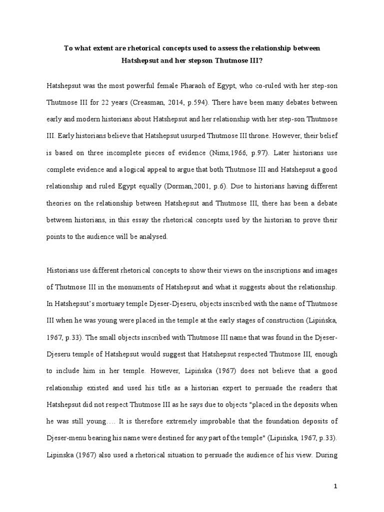 Thutmose iii essays picture