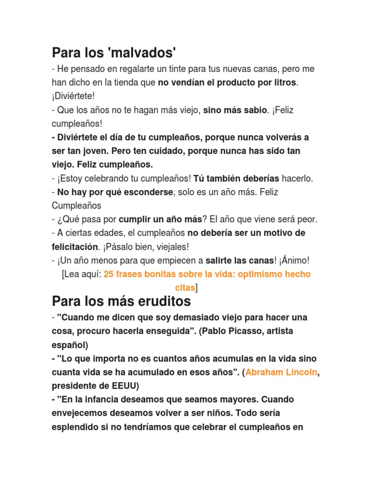 Frases para El Dia de Cumpleaños | PDF | Arte | Poesía, image size:768x1024