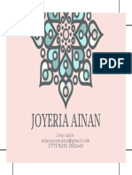 JOYERIA AINAN