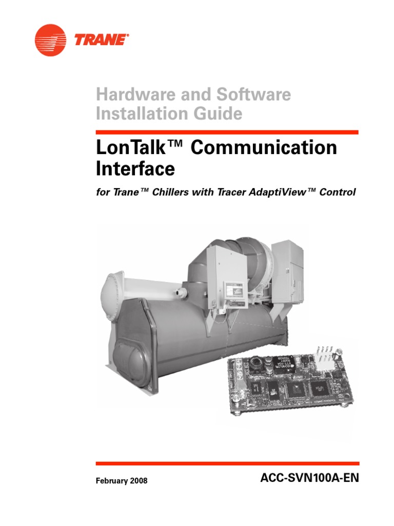LonTalk Communication Interface - Trane Chillers - IOM - LonTalk - ACC ...