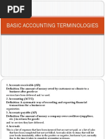 Basic Accounting Terminologies