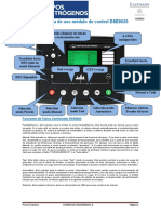Guía Rápida Panel de Control DSE8620