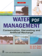 Water Management - Conservation, Harvesting and Artificial Recharge PDF