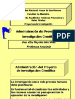 Administracion Proyecto Investigacion Dra Elsy Mini Diaz 2011 Adiecs