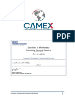 guía de certificación camex