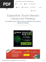 Capacitive Touch Sensor Library for Proteus - The Engineering Projects