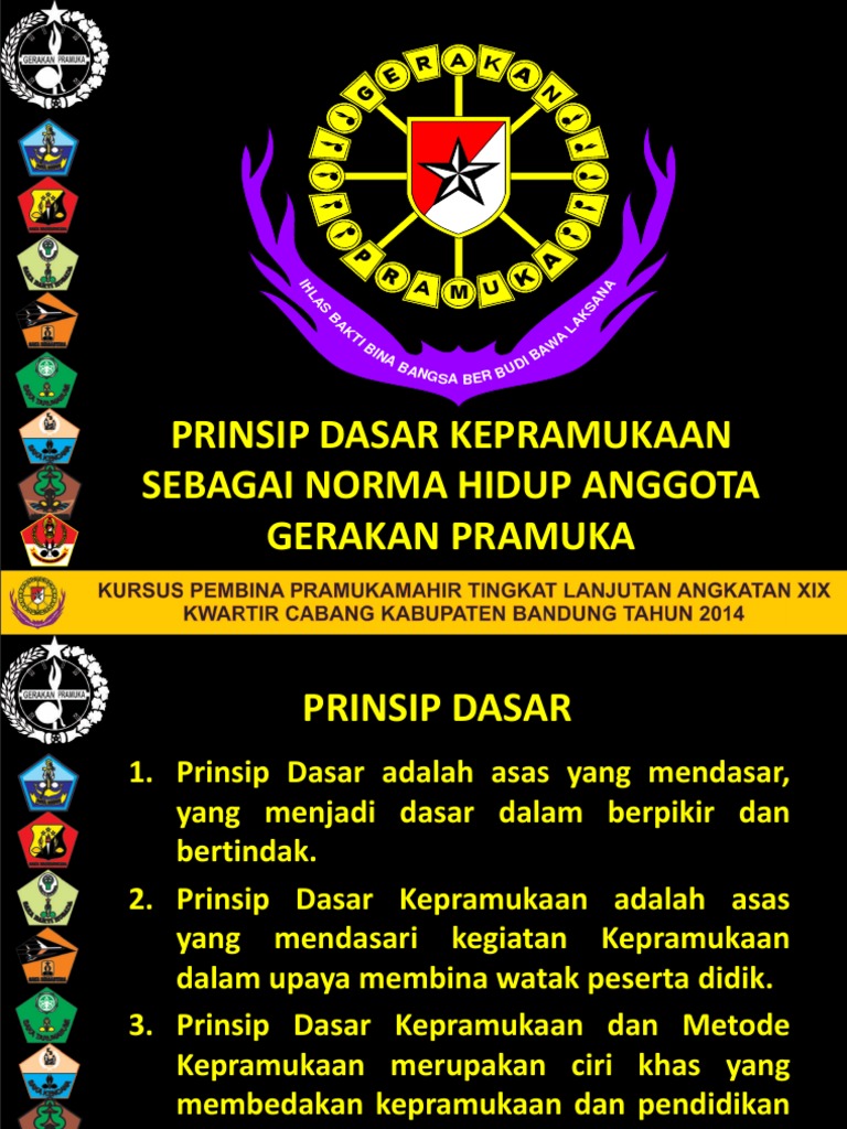 Prinsip Dasar Kepramukaan Pdf