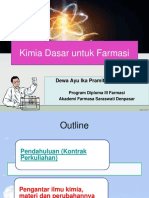 Pengantar Kimia Dasar