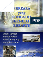 Perkara Yang Sungguh Bernilai Berarti