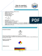 Sulfato de bario MSDS