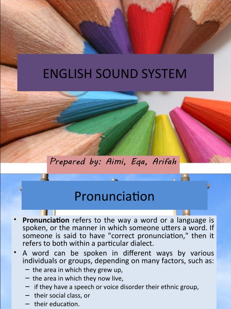 Understanding the English Sound System | PDF | Stress (Linguistics ...