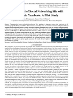 Development of Social Networking Site With Electronic Yearbook: A Pilot Study