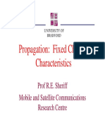 Fixed Channel Propagation