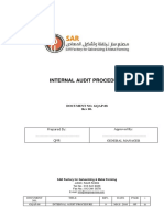 INTERNAL AUDIT PROCEDURES