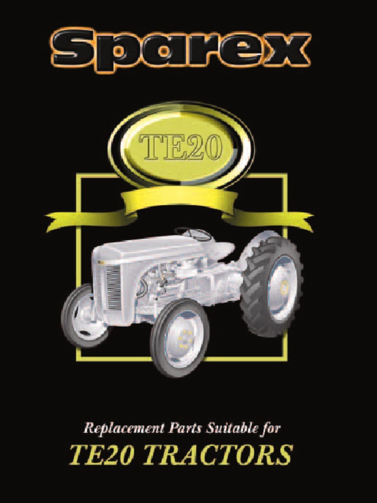 Ferguson TE20 Parts Overview | PDF | Machines | Rotating Machines