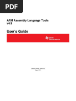 TMS470 Assembly Language Tools User&#39 S Guide