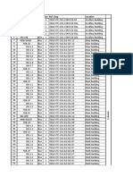 Panel Name Unit Qty Ref. DWG Location #