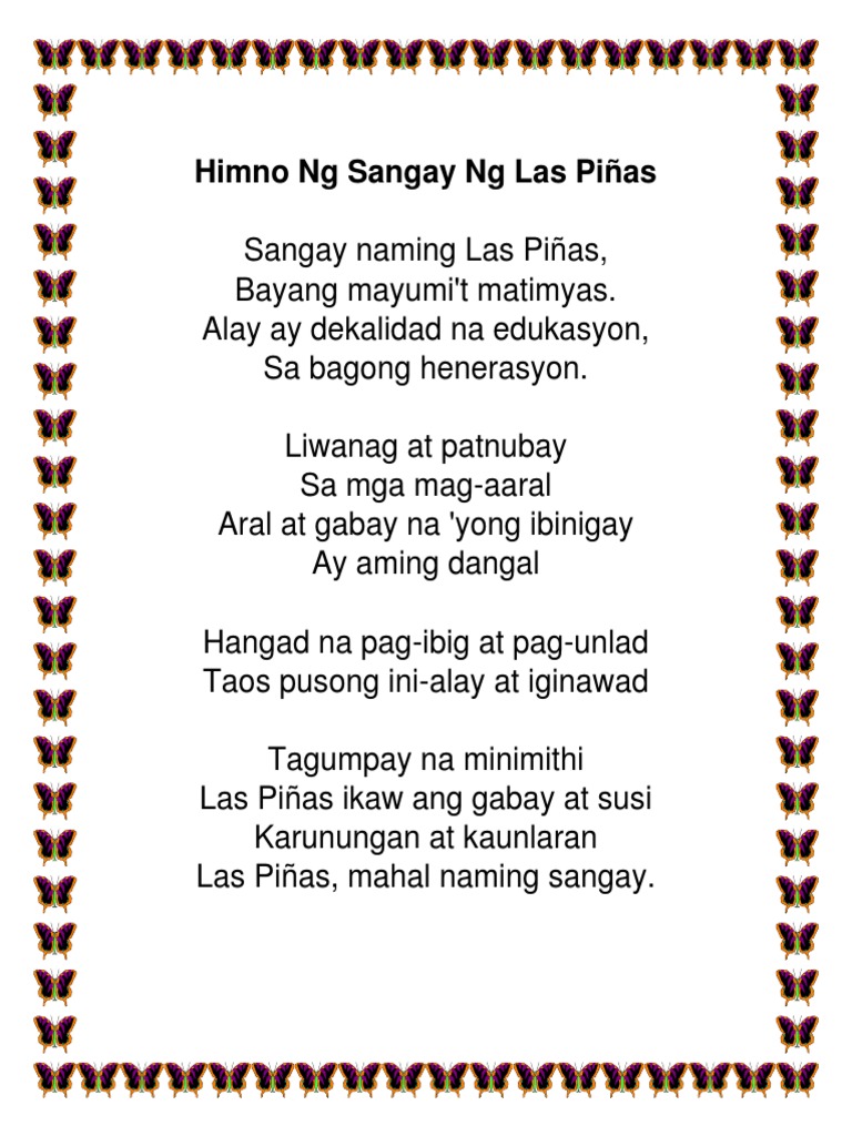 Himno Ng Sangay Ng Las Piñas