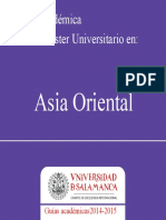 Master - Asia Oriental - 2014-2015 - 0 PDF