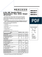 Fairchild - Semiconductor MOC3011M Datasheet PDF