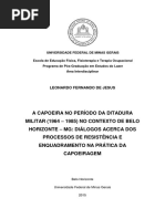 A Capoeira No Período Da Ditadura Militar-completo