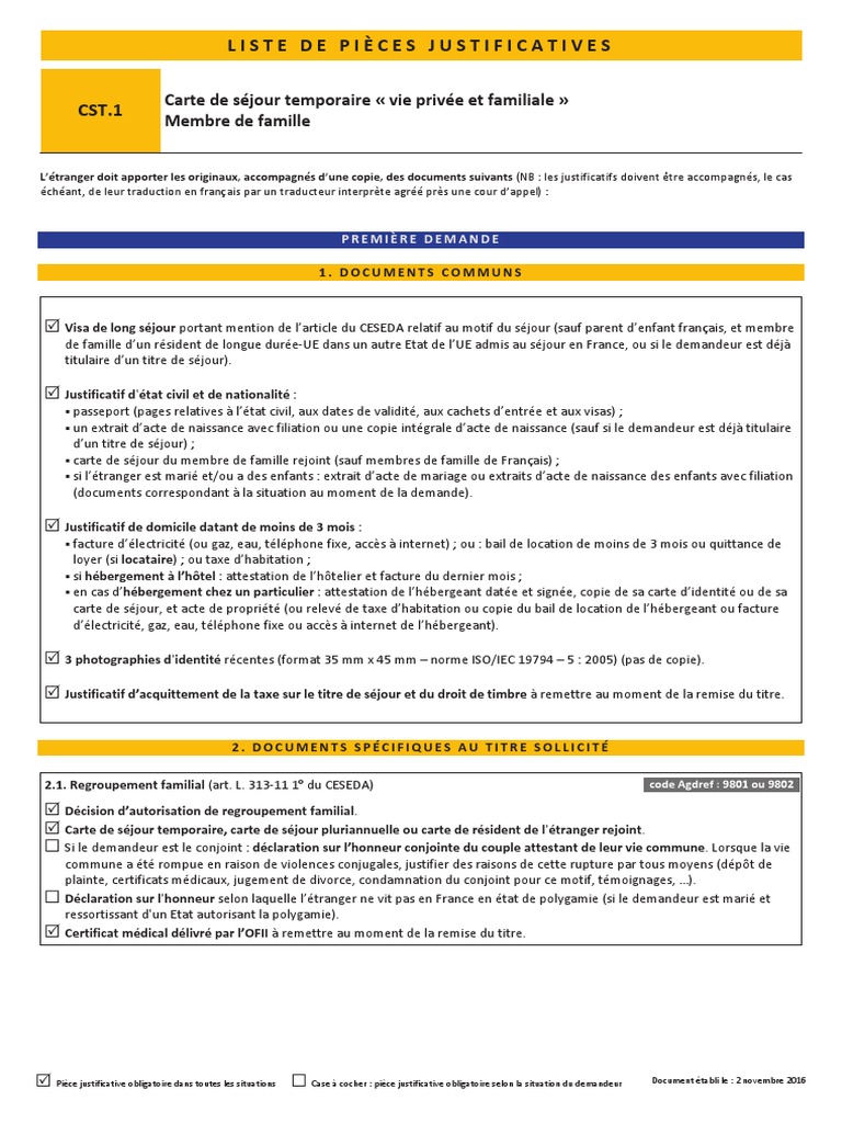 Acquittement De La Taxe Sur Le Titre De Séjour 01 - Vie Privée Et Familiale - Carte de Séjour Temporaire Et Certificat de  Résidence Algérien | PDF