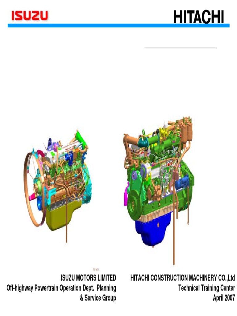 Isuzu Tier 3 Diesel Engine Overview | PDF | Fuel Injection | Diesel Engine