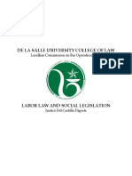  Labor Law and Social Legislation