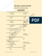 Entry test preparation test no.2 (ECAT)