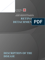 Retinal Detachment: Nursing Care Management 104 (Lec.)