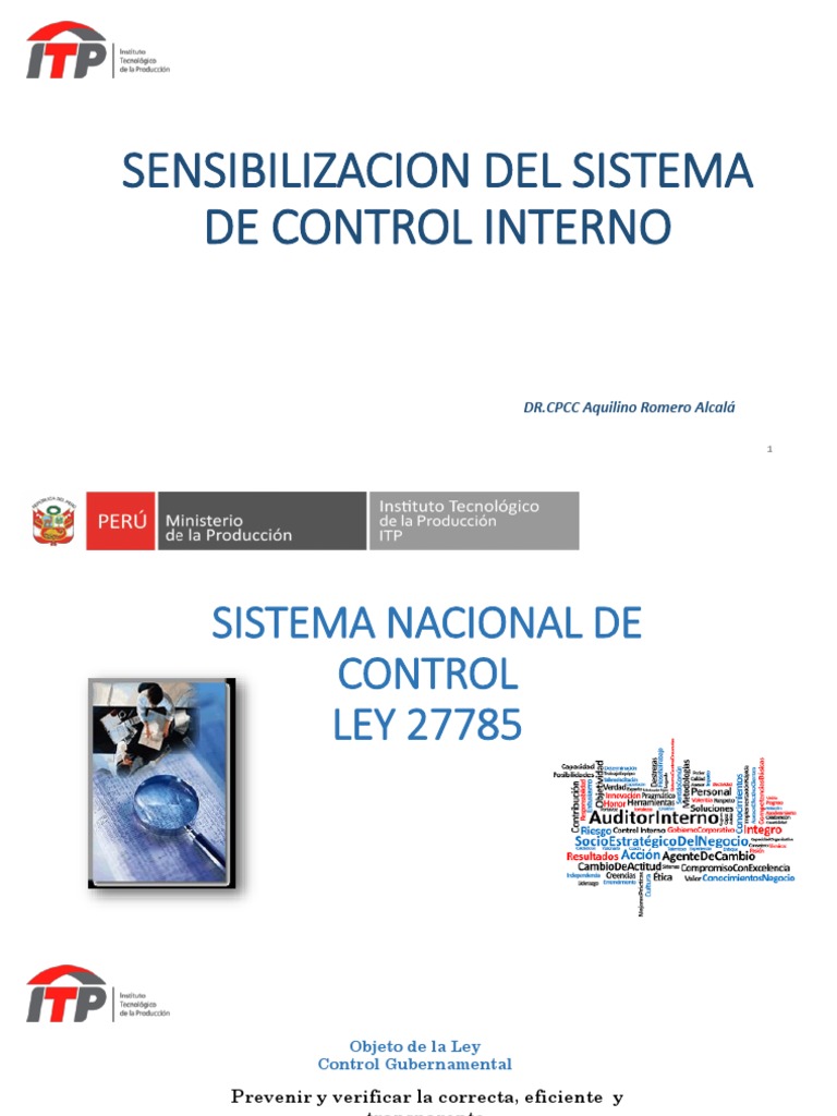 Sensibilización sobre el Sistema de Control | PDF | Responsabilidad ...