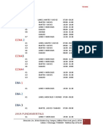 Horarios Regularl AG