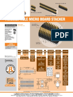 Through-Hole Micro Board Stacker: (1,27mm) .050" FW Series