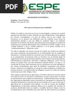 Ensayo Origen de Las Ciudades