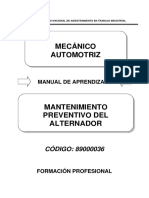 Mantenimiento Preventivo Del Alternador