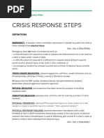 WLC Crisis Intervention Plan