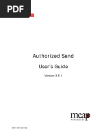 Authorized Send USER GUIDE V3.5.1