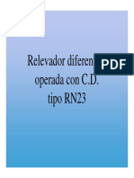 Relé diferencial tipo RN23