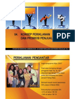 Download Integrated Marketing Communication - 04 Konsep Periklanan Dan Sales Promotion by Imansyah Lubis SN38155140 doc pdf