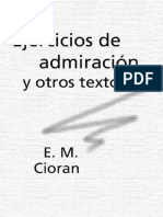 Cioran, E. M. - Ejercicios de admiracion y otros textos.pdf