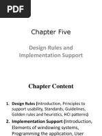 Chapter Five: Design Rules and Implementation Support