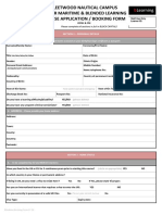 Maritime Booking Form 17.18